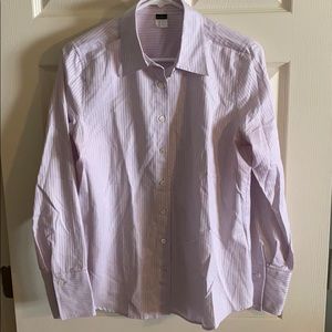 J Crew stripe button down, size 10